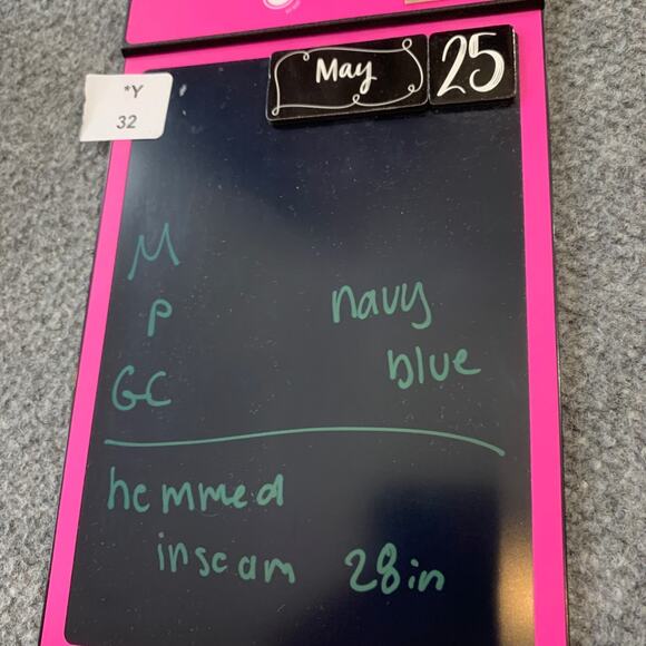 Original Penguin Pants Mens 36 Navy Blue Stretch Nylon Quick Dry Golf Chino - Picture 9 of 10